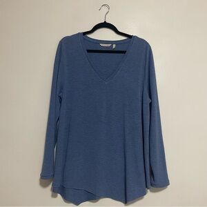 Soft Surroundings Simply Elegant V Neck Light Sweater - Size XL